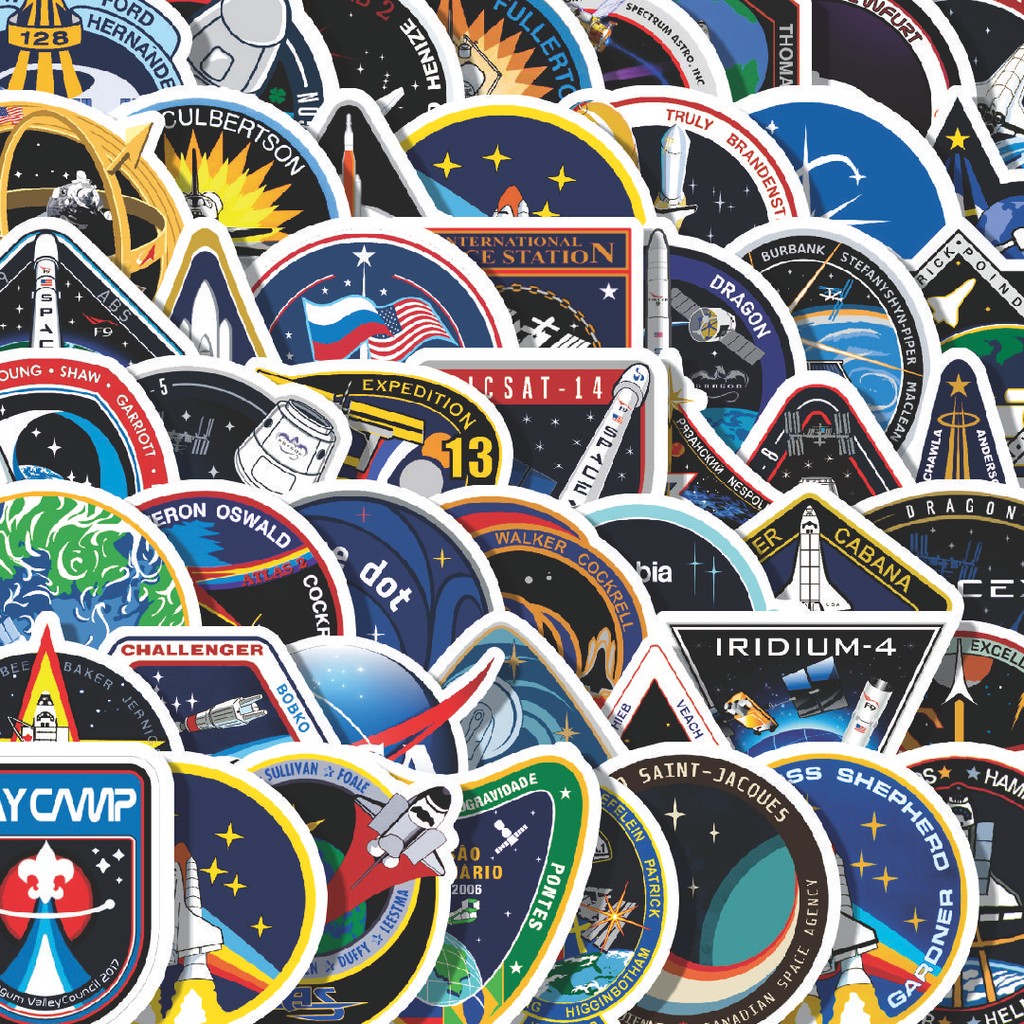 

Stiker Cutting Pack Stiker Space Mission Series [Misi Luar Angkasa] Isi 100Pcs Series Aesthetic Lucu Keren Untuk Koper Bahan Vynil