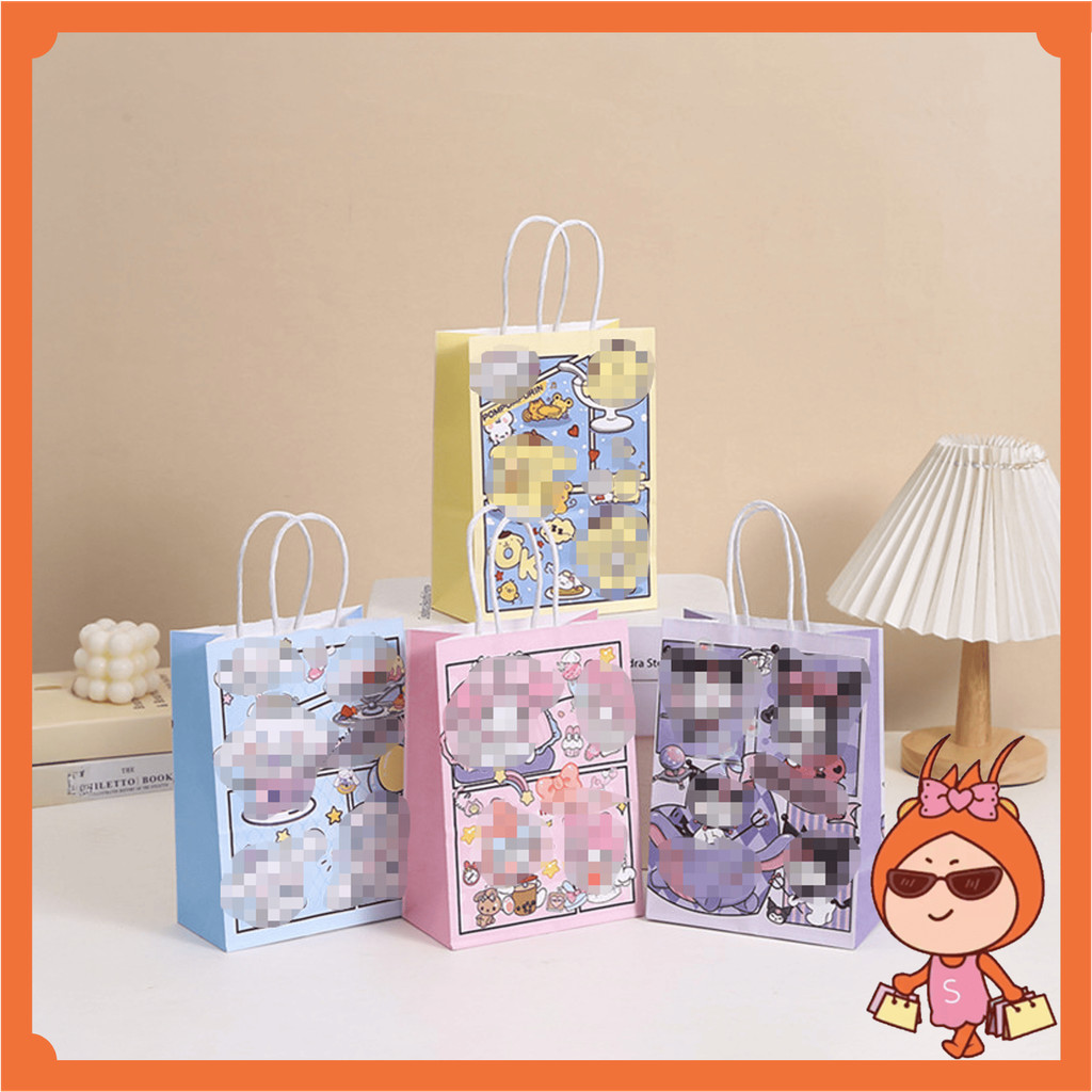 

Reseller Welcome - 6661 Paper Bag / Tas Souvenir Ulang Tahun / Paper Bag Karakter Lucu / Goodie Bag Kartun / Tas Kado Lucu / Kantong Kertas