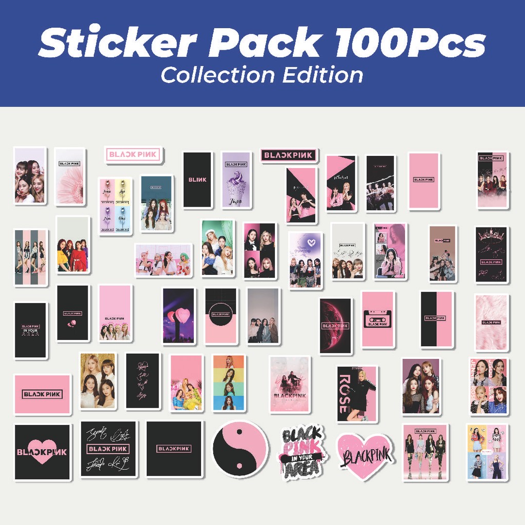 

Hot Stiker BlackPink Lucu Anti Air Stikers Berperekat Waterproof Sticker Decal Buat Motor Helm Buku Journal Koper Casing HP Laptop Botol Minum