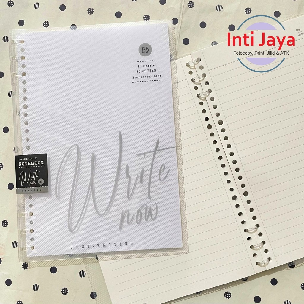 

Notes Wengu B5 Write Now Putih 6 Ring Buku Tulis Catatan Aesthetic Isi Ulang