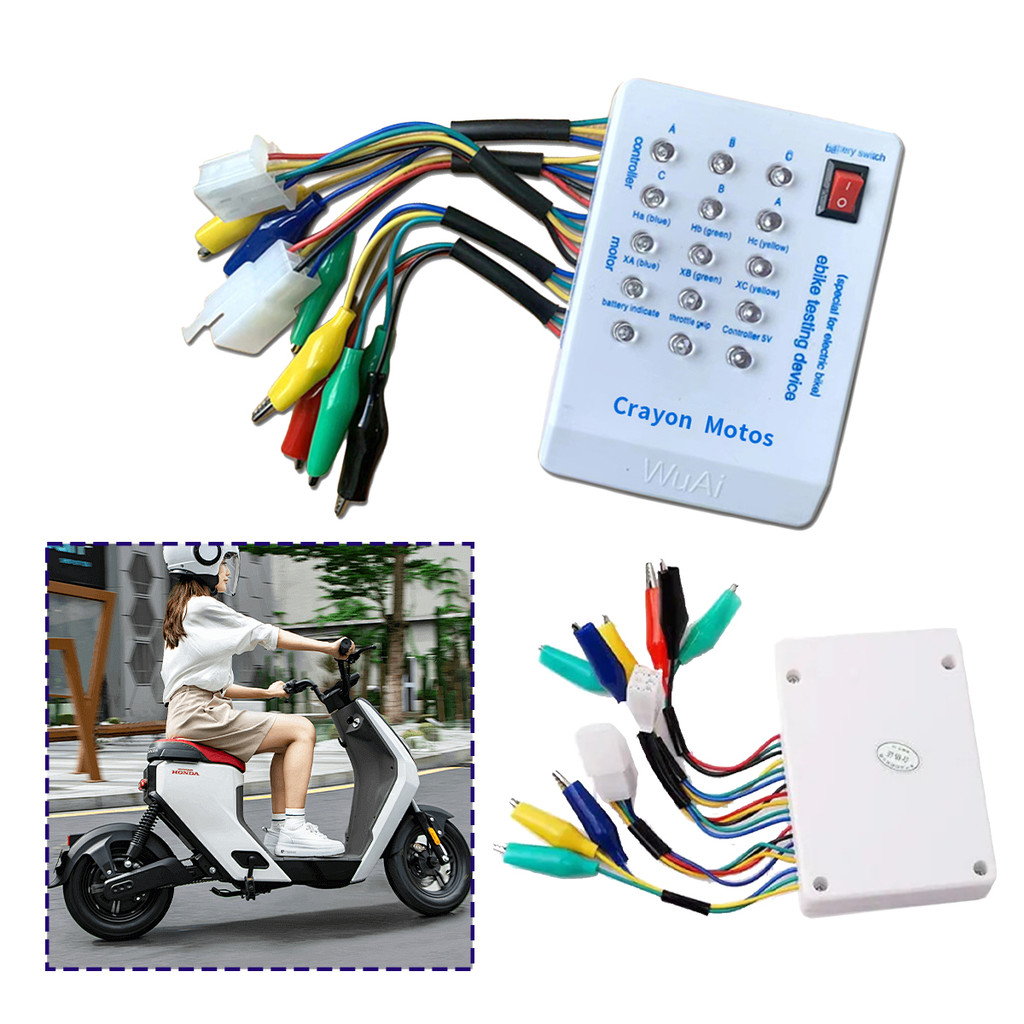 BLDC TESTER 24V/36V/48V/60V/72V Multivoltage - Alat Tes Kontroler Dinamo Sepeda Listrik/Skuter Elekt