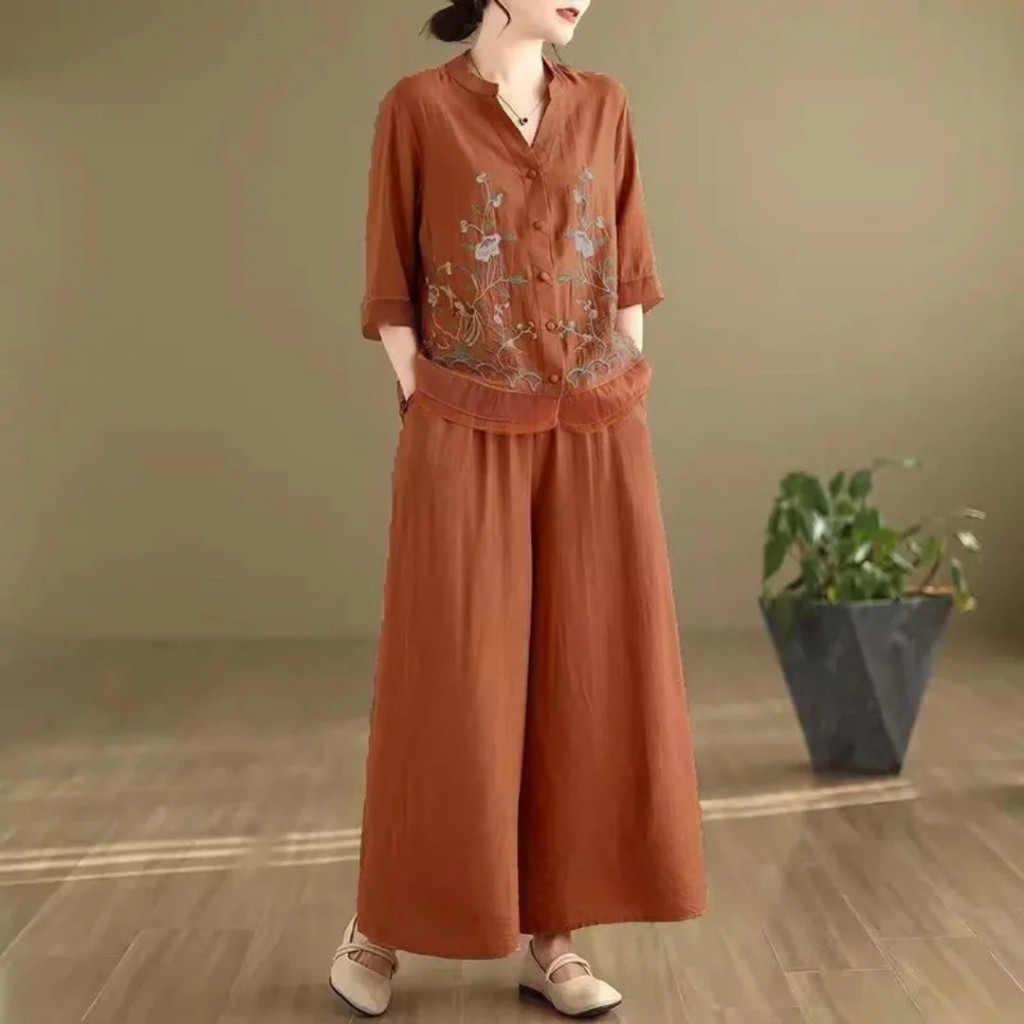 IRENE ONE SET WD - SETELAN BAJU WANITA / ONE SET CELANA TRENDY - TOKOJPN