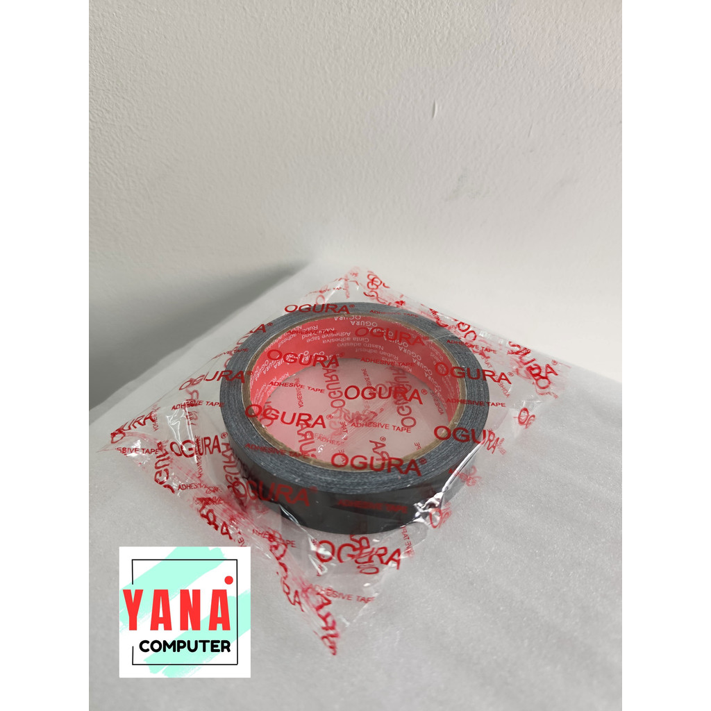 

1 PCS LAKBAN HITAM 1 INCH 12 YARD (24MM x 10M) - OGURA CLOTH BLACK