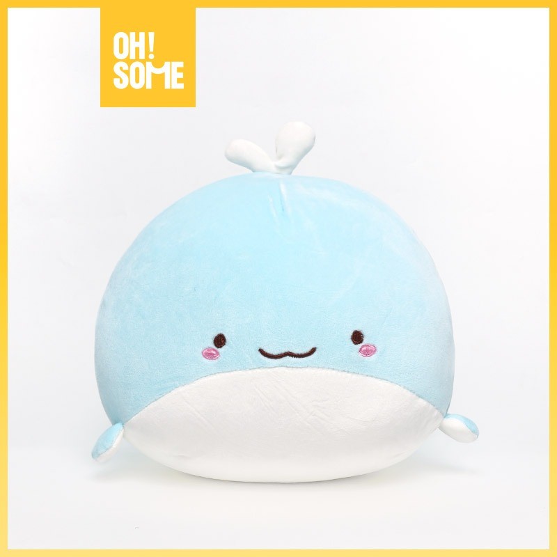 SEVS.QOR OHSOME - Du XI le Boneka Anak Lucu Model Kucing Hiu dan Paus - Fluffy Doll Whale, Shark, an