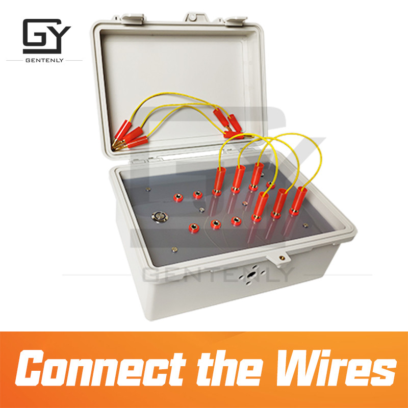 

Escape Room Box Connect The Wires Cluebox Puzzle Table Board Game Connect Cables To Correct Terminals Escapement Analog Mechanis