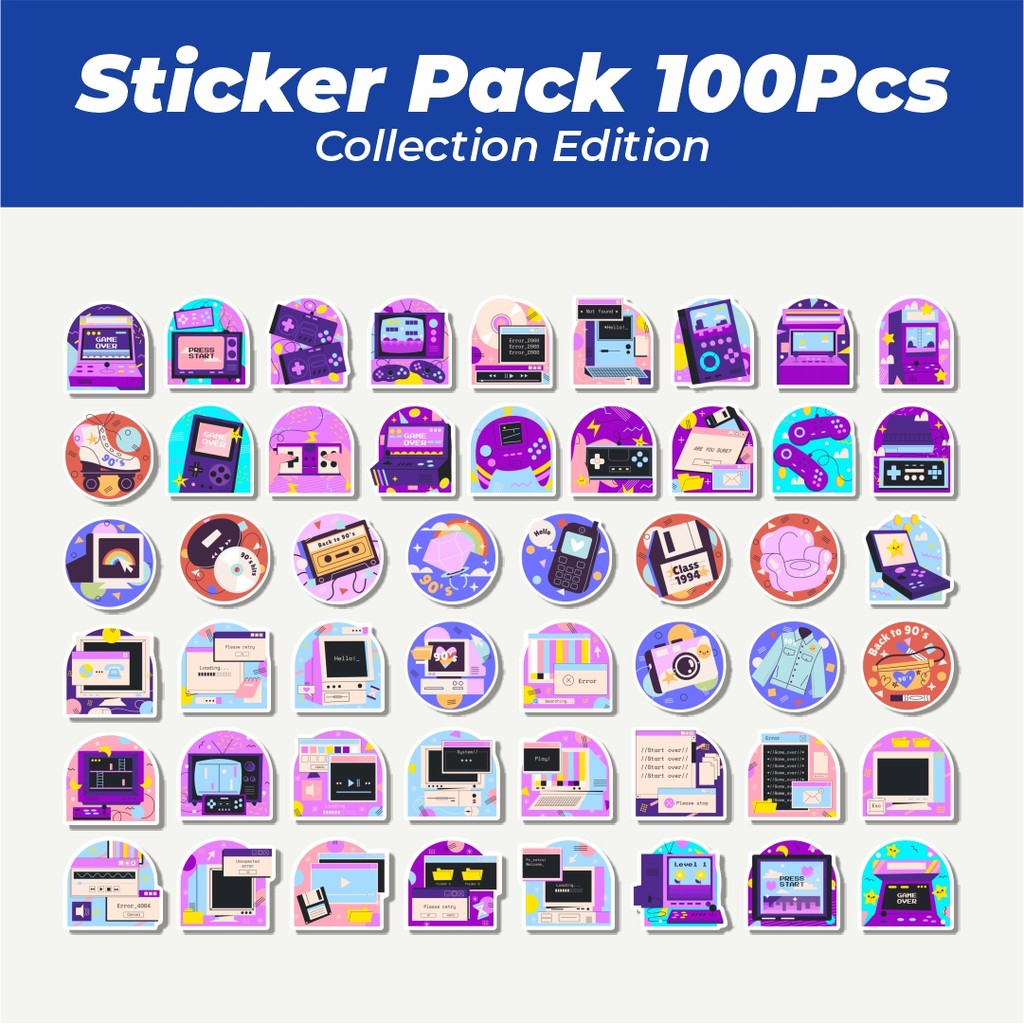 

Hot Stiker Retro Vintage Lucu Anti Air Stikers Berperekat Waterproof Sticker Decal Buat Motor Helm Buku Journal Koper Casing HP Laptop Botol Minum