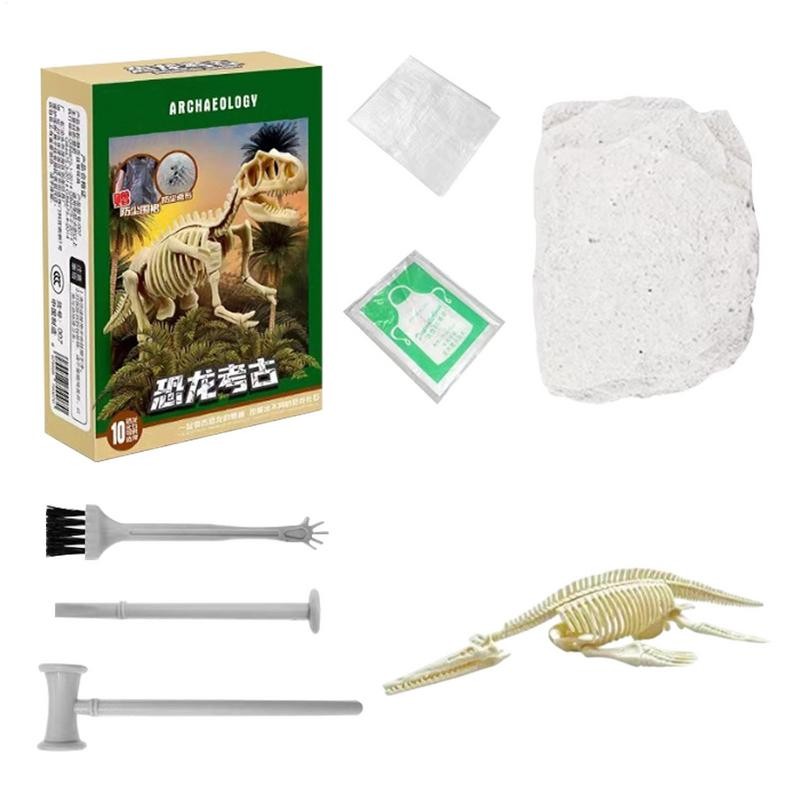 Dino Digging Kit Dino Skeleton Fossil Model Kit 3D Dinosaur Skeleton Puzzle Display Models Buildable