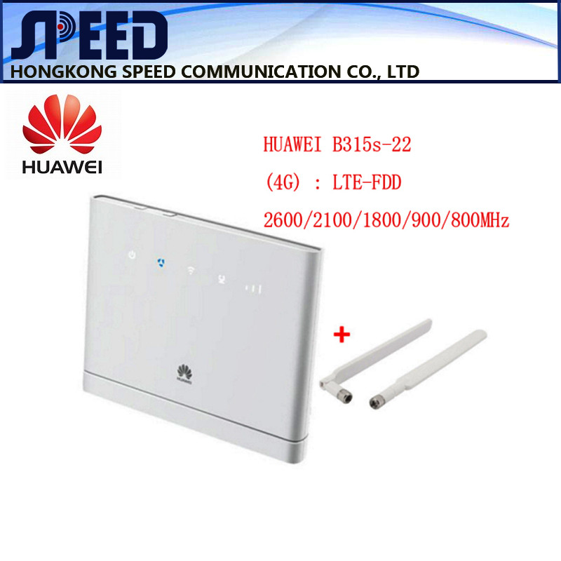 Huawei B315s-22 150Mbps CAT4 4G cpe wifi router 3g 4g mifi CPE wireless Router +2pcs antenna PK HUAW