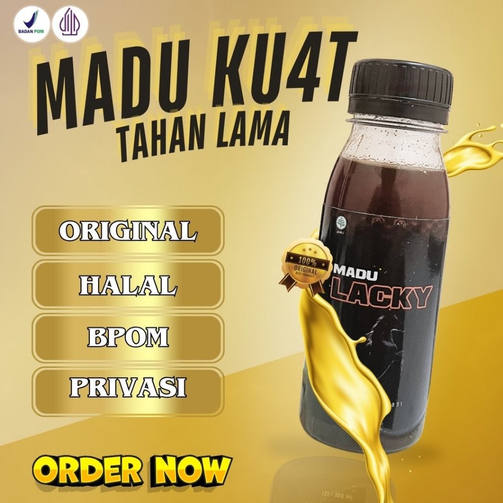 

MADU LACKY MINUMAN TRADISIONAL SECARA LANGSUNG MEMBANGKITKAN MUTU KESEHATAN BADAN YANG TERPENDAM BIAR DIRANJANG DISAYANG