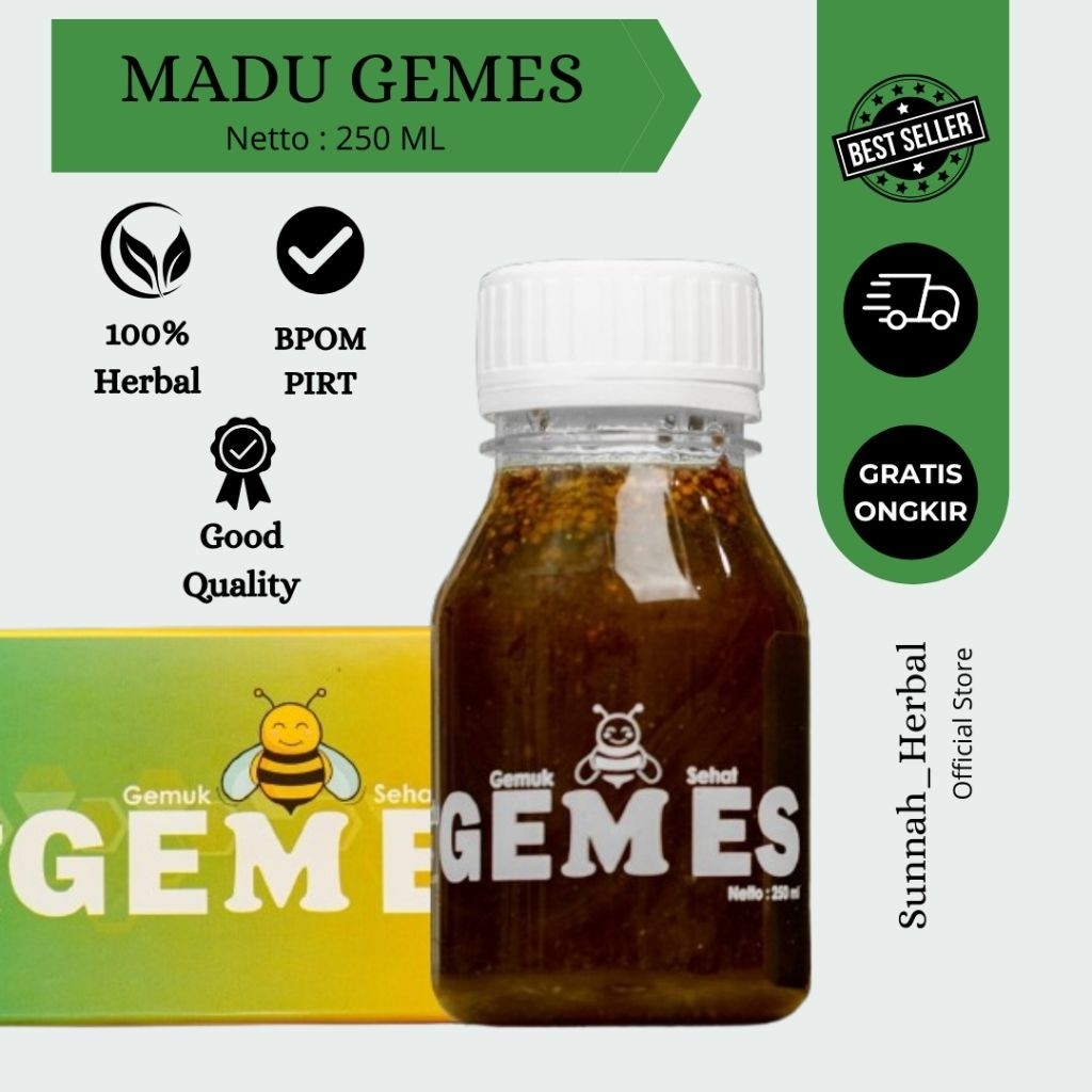 

Herbamour - Madu Gemes Gemuk Sehat Penambah Nafsu Makan Dan Berat Badan