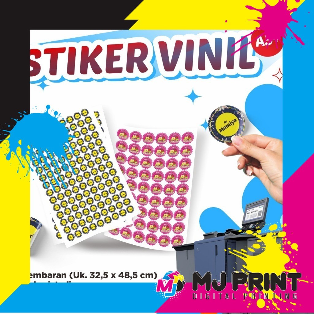 

Sticker Custom Vinyl A3+ Lembaran ecer