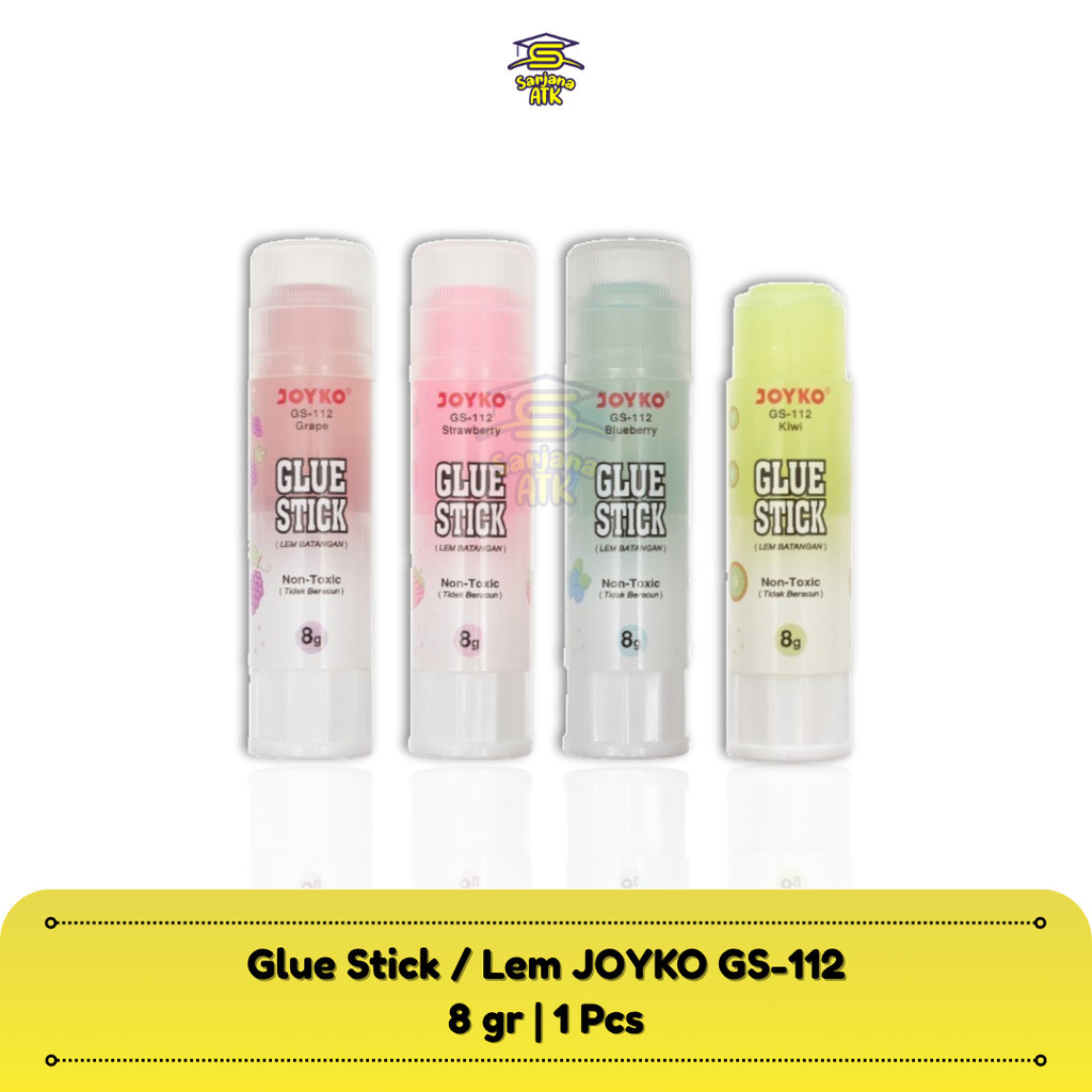 

Glue Stick / Lem Batang / Lem Stik Kertas Joyko GS-112 / 8 gram