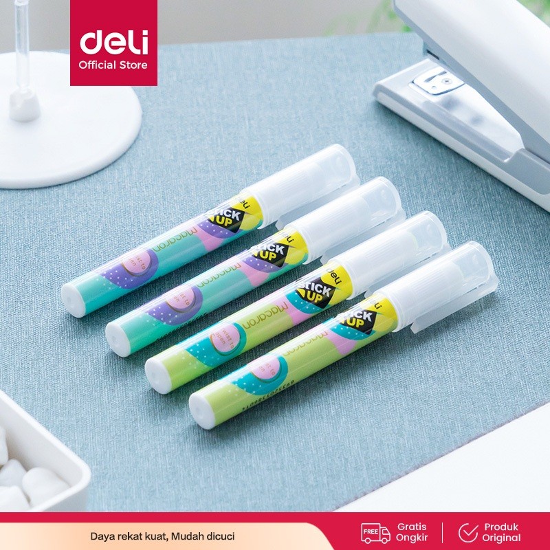 

Deli Glue Stick Lem Kuat Bentuk Pena dengan Klip, Bisa Dicuci EA23810
