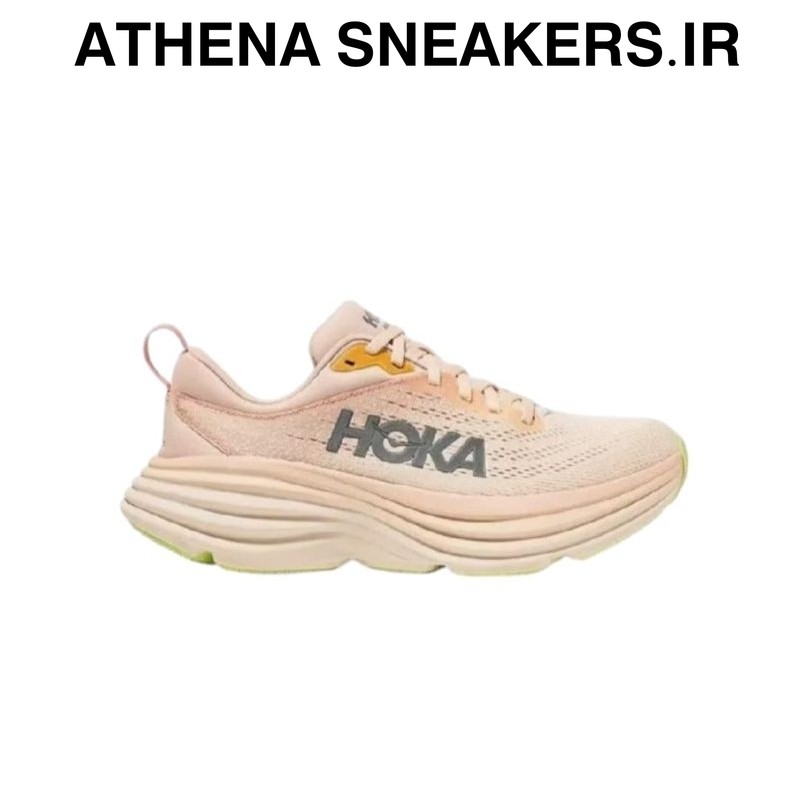 Sepatu Hoka Bondi 8 Women's Wide Cream BNIB Original