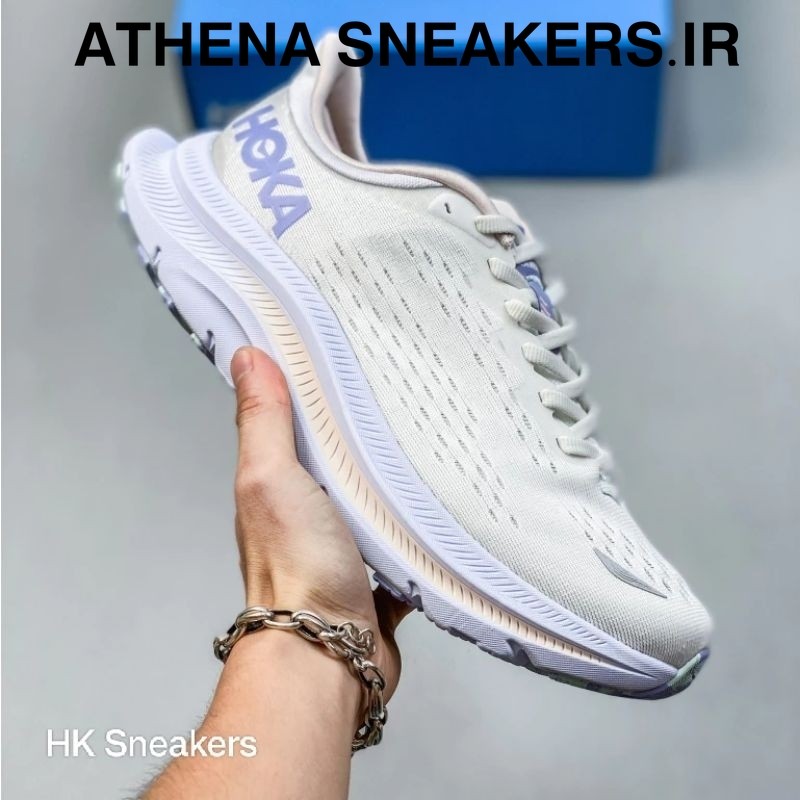 Sepatu Hoka Kawana Women's Road Running White Purple BNIB Original