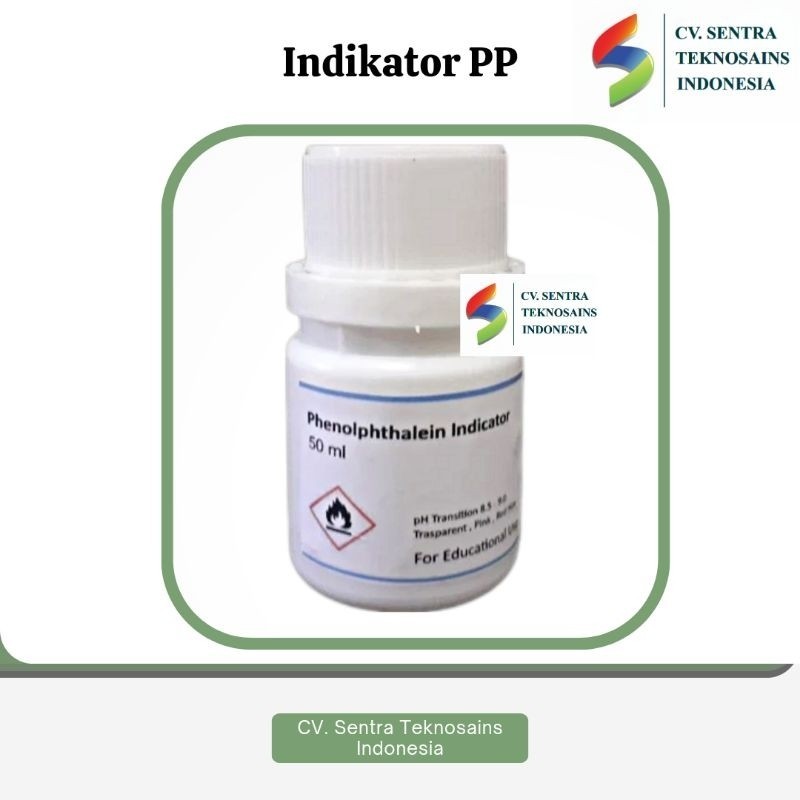 Larutan Indikator PP 50 ml (Tes Asam Basa)
