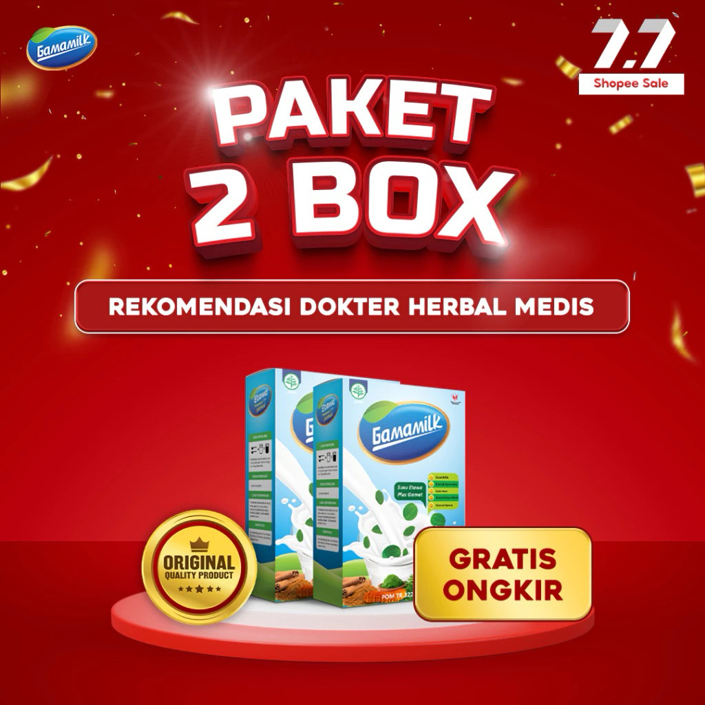 

Paket 2 Box - Gamamilk Susu Etawa Plus Gamat Rekomendasi Ilmiah Atasi Nyeri Sendi & Tulang