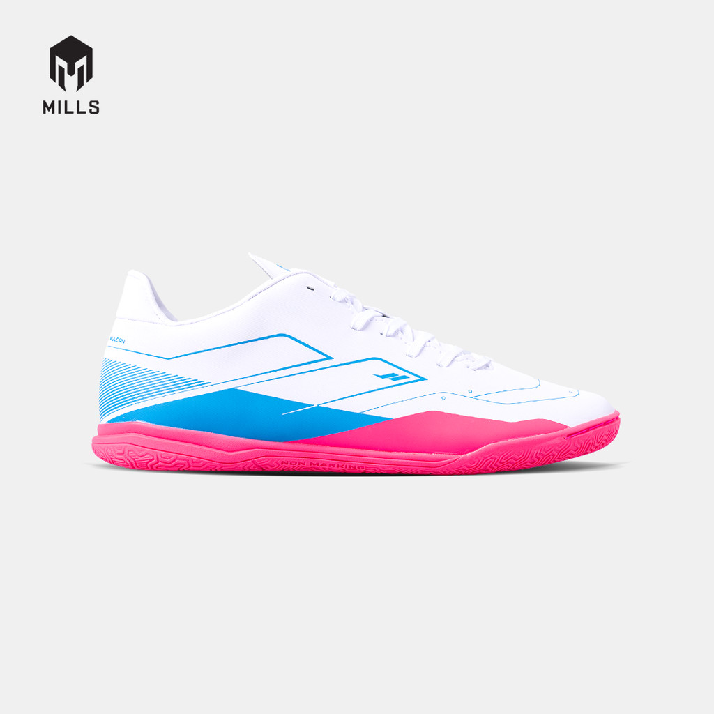 MILLS SEPATU FUTSAL VULCAN 2.0 IN JR WHITE/BLUE/MAGENTA 9803303