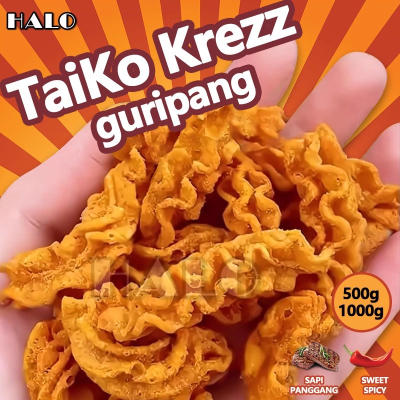 

Snack Taiko Krezz Guripang 500g/1000g hampers lebaran idul fitri