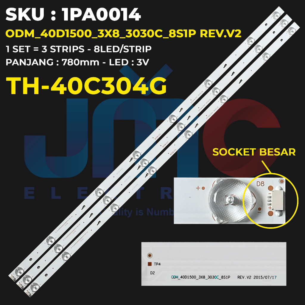 Backlight TV PANASONIC 40 Inch TH-40C304G TERLARIS