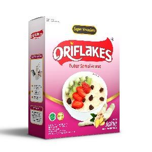 

ORIFLAKES SEREAL UMBI GARUT 350 gr - PAKET 1 BOX, Gluten Free, Granola, Oatmeal, Kering Susu - JAHE