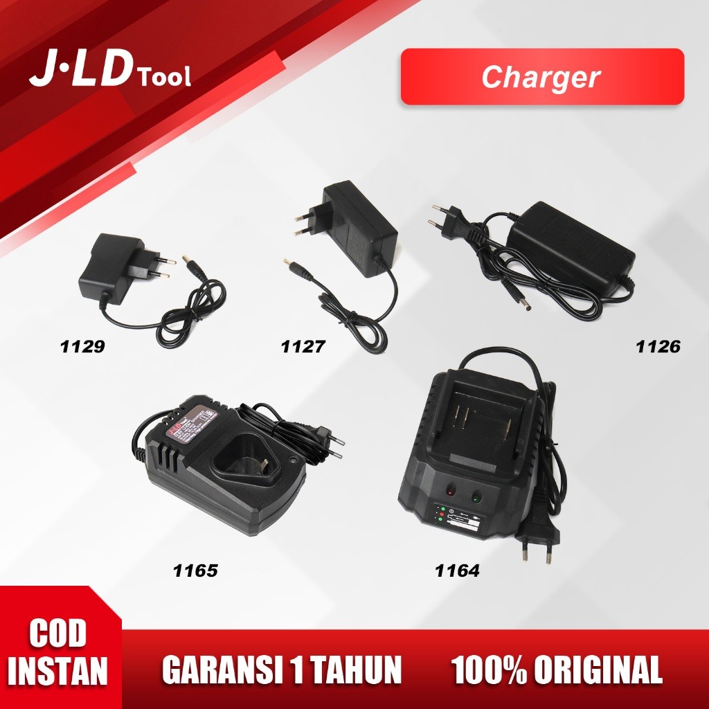 JLD Charger Baterai Makita Fast Charger Lithium Bor 12V-21V Adaptor bor Cas Baterai Impact Wrench