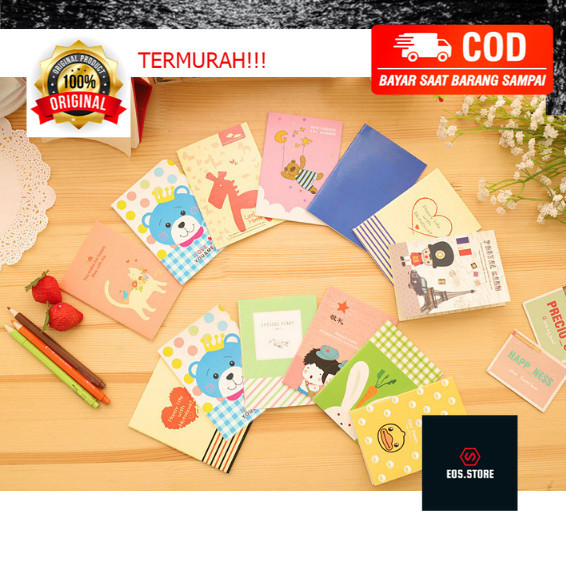 

PREMIUM Note Book Mini Buku Tulis Memo Kecil Lucu