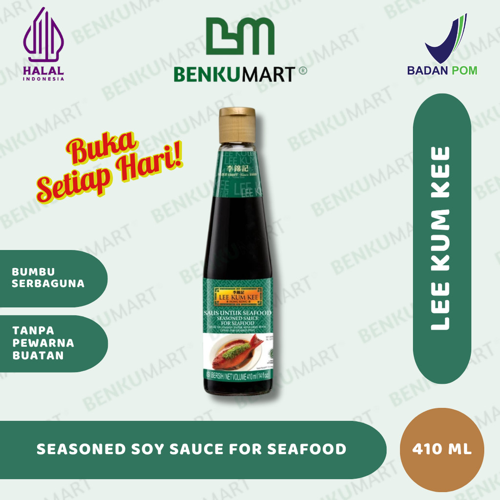 

Lee Kum Kee Seasoned Soy Sauce For Seafood Saus Untuk Tim Ikan (410 ml)