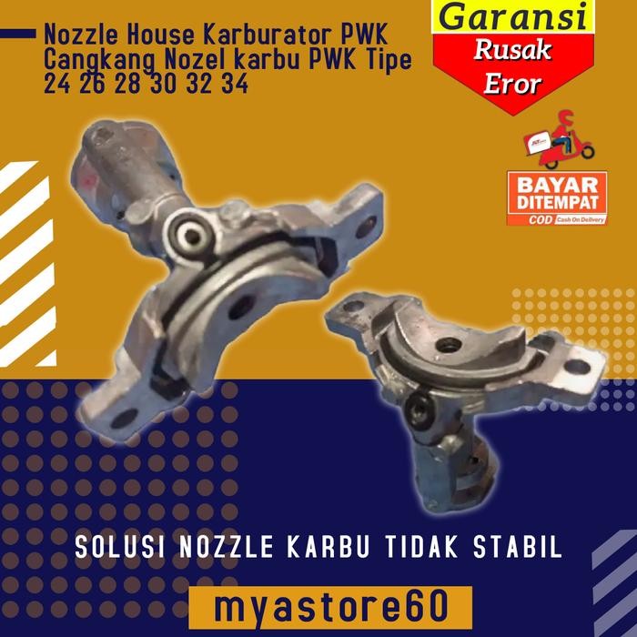 Nozzle House Karburator PWK Cangkang Nozel karbu PWK Tipe 24 26 28 30 32 34 - 21
