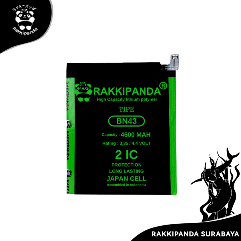 Baterai Rakkipanda BN43 Redmi Note 4 Snapdragon / Note 4x Snapdragon