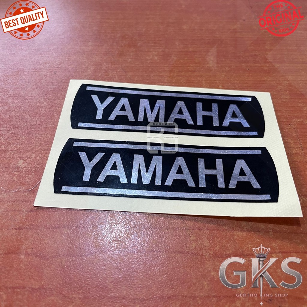 2 PCS Emblem Bak Kalter Bak Mesin Bak Magnet RX Spesial RXS Ckd Mirip Ori