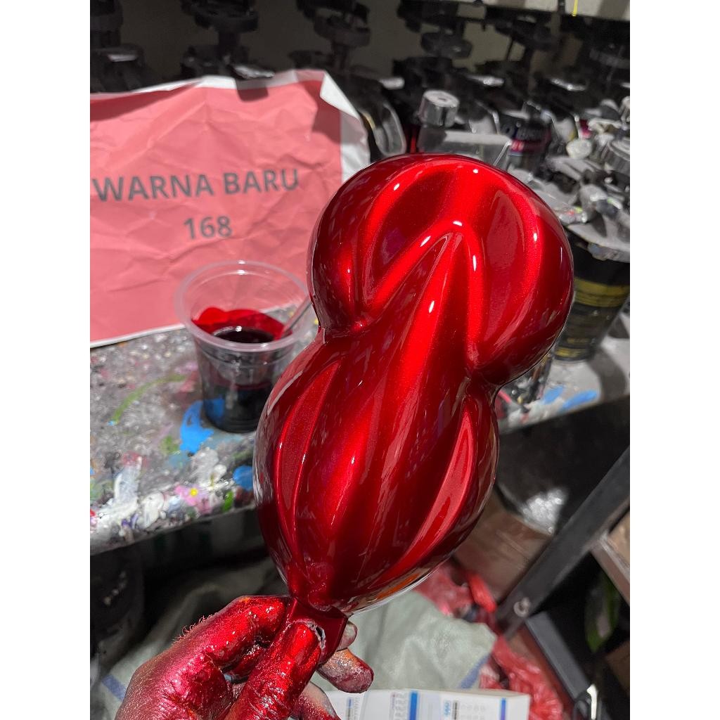 cat candytone RED spesial/cat candy tone merah pu/red candy polyuretane 500ml