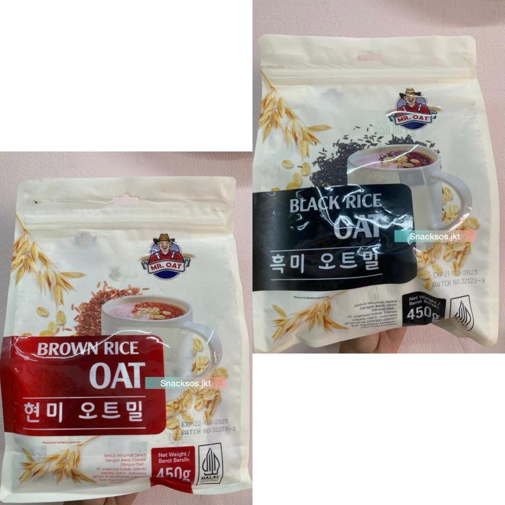 

Mr.Oat Black Rice Oat / Brown Rice Oatmeal Mr Oat
