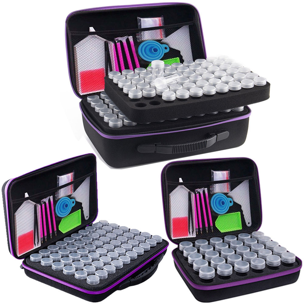 

New DIY Diamond Painting Tool Storage Container Storage Box Beads Nail Art Jewelry Rhinestone Mosaic Storage Bags