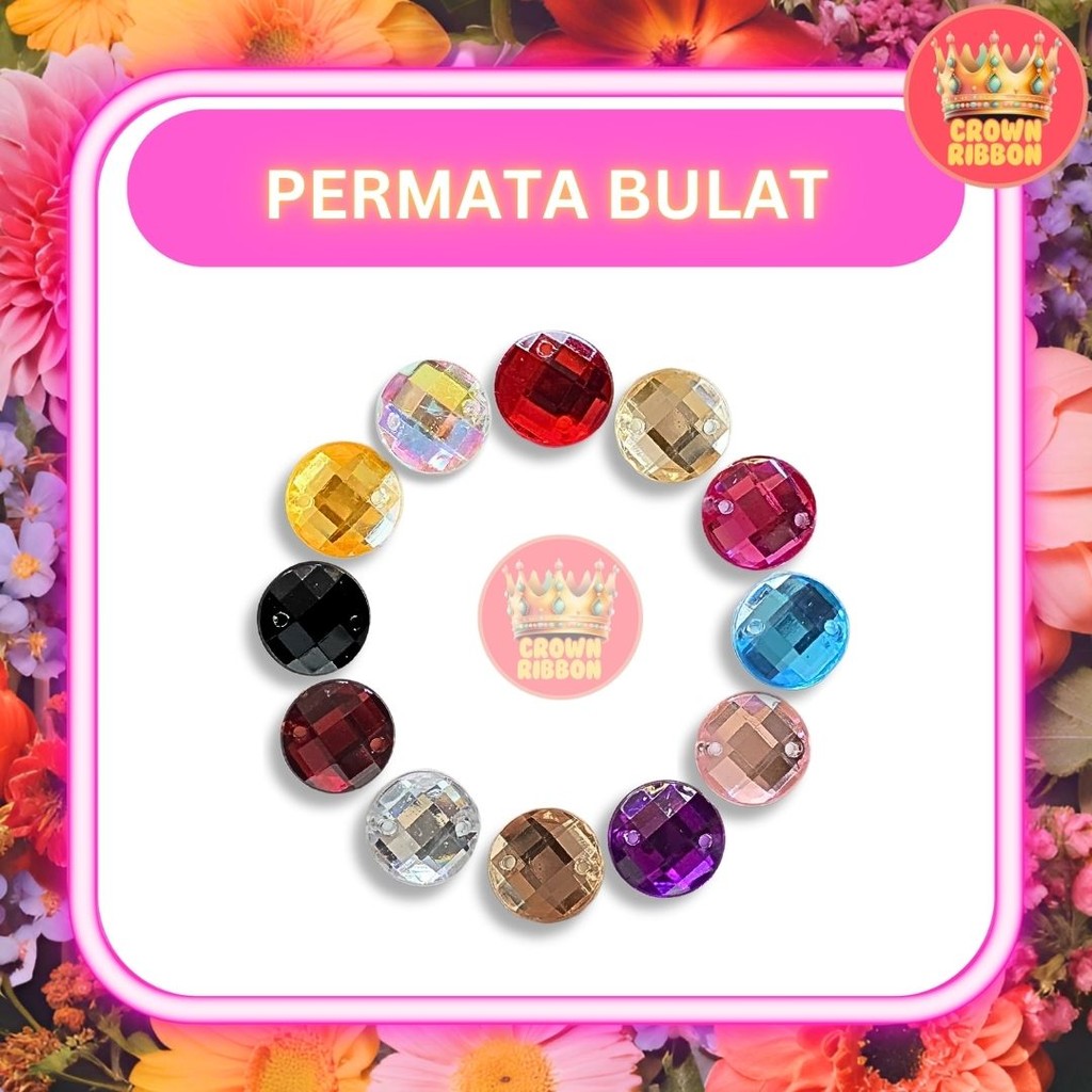 BULAT - Permata Kristal Resin Diamond Aklirik Payet Manik
