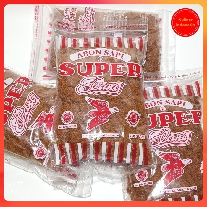 

Abon Sapi merk Elang 100 gram kualitas terjamin berkualitas