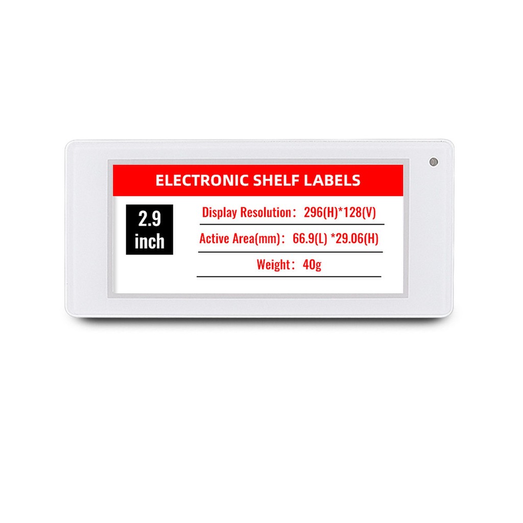 

2.9" Electronic label shelf Digital Price Tags Electronic Price Tags With APP