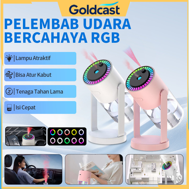 280ml Pelembab udara proyeksi langit berbintang yang dapat diputar multifungsi pelembab udara atomis