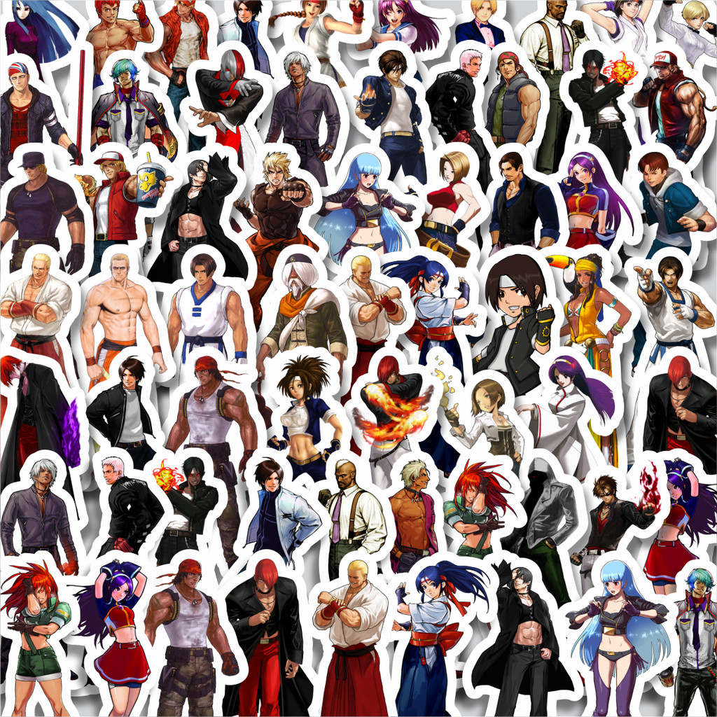 

Stiker Cutting Pack Stiker Game Series King Of Fighter Character Mix 2 Isi 100Pcs Series Aesthetic Lucu Keren Untuk Koper Bahan Vynil