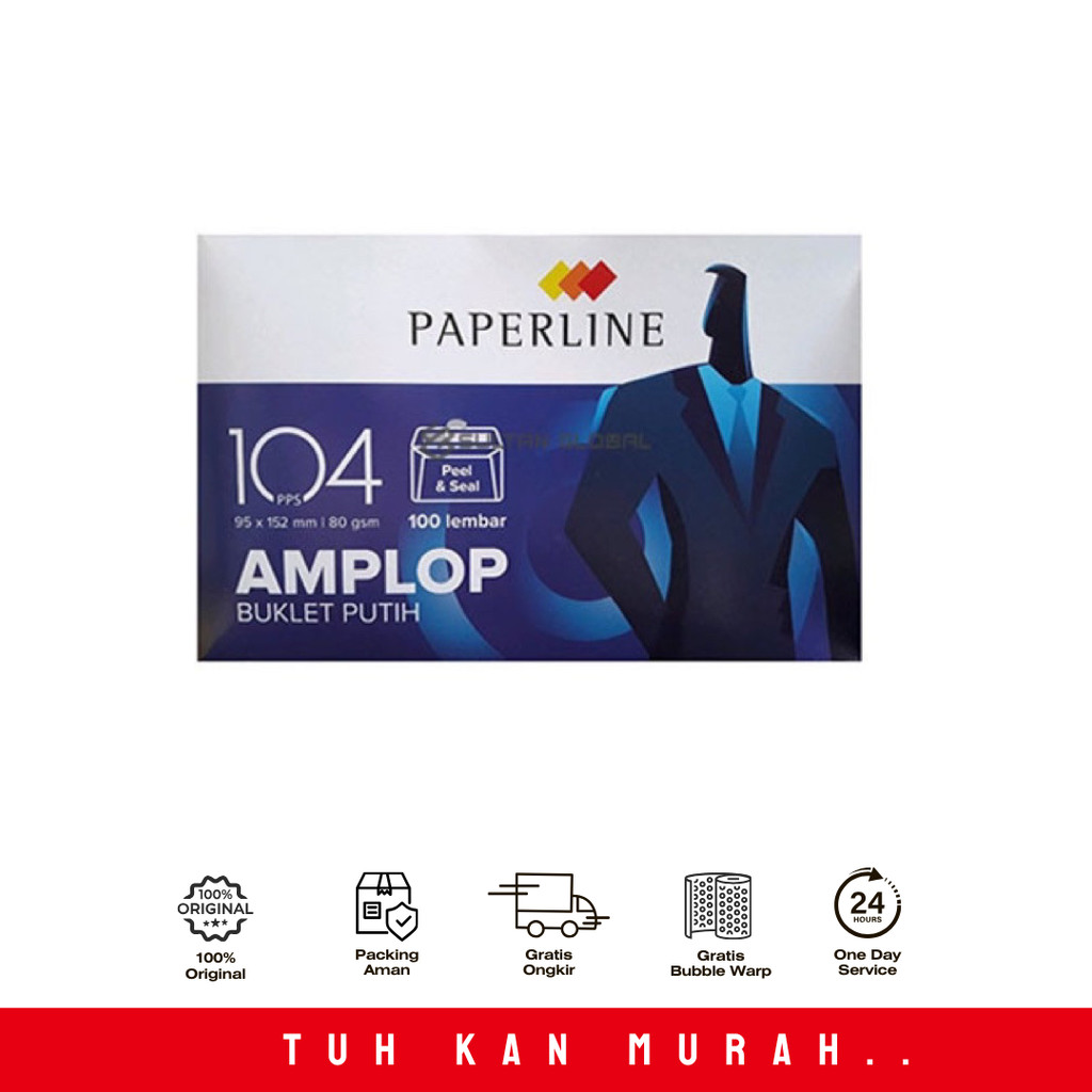 

READY STOCK! AMPLOP 104 PAPERLINE