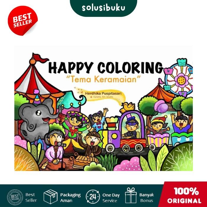 

Sale solusibuku - Buku Mewarnai Anak : Happy Coloring Series (Cklik Media) Soft Cover - TEMA KERAMAIAN Tbk