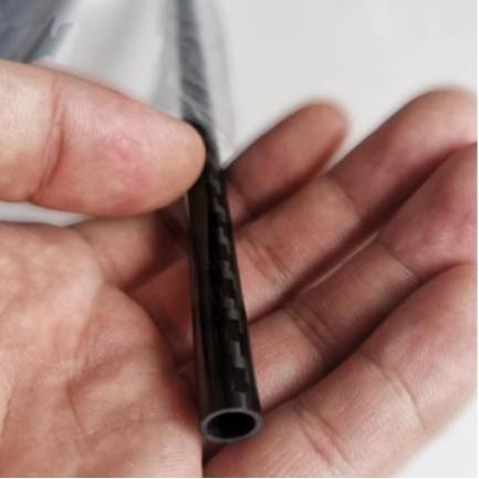 33Cm Pipa Karbon carbon Tube 3K OD diameter 8mm ID 6mm Panjang 330mm CARMUDIE