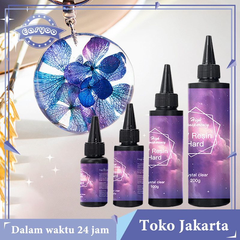 

Promo 50/100/200G Lem Resin Bening Untuk Craft Diy Resin Uv Bening Hard Cepat Keras