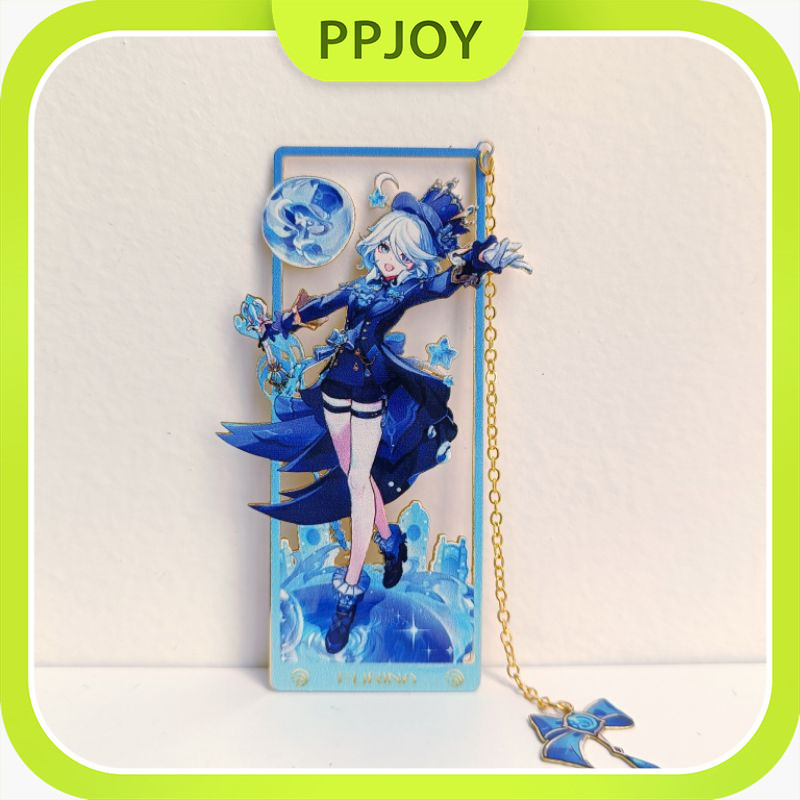 

Yuan Shen periferal metal berongga bookmark Funina skirmish kenari Nasida animasi liontin animasi alat tulis mahasiswa