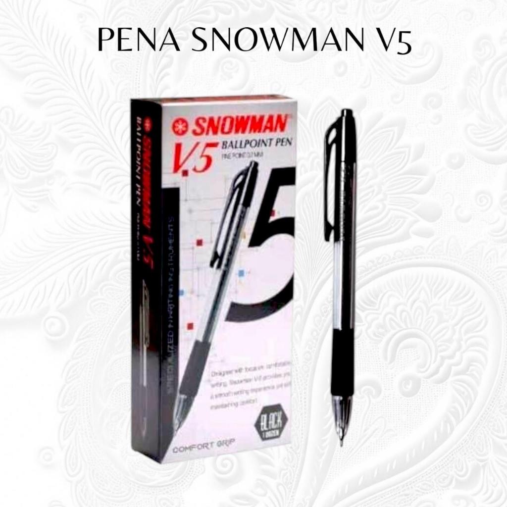

[SDW] pekanbaru/PENA SNOWMAN V5 TIKTAK/ PENA BALLPOINT / PENA V5 0.7 MM