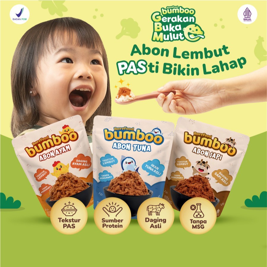 

BUMBOO Abon Asli - Tekstur Lembut MPASI Si Kecil - Tanpa Pengawet