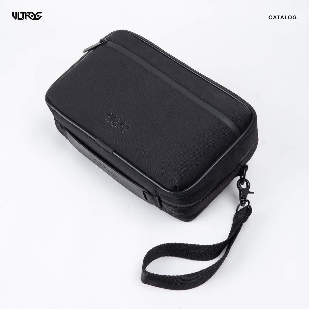 CAGHO | Ultras Black Handbag Slingbag Clutch Tas Pria Wanita | ULTRA SERIES EXCLUSIVE