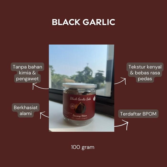 

Promo BAWANG HITAM / BLACK GARLIC SOLO 100 GRAM