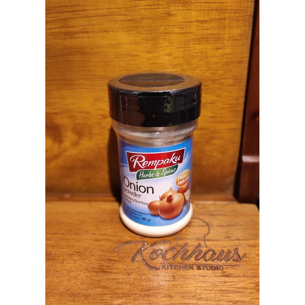 

Promo Rempaku Onion Powder Bawang Bombayy Bubuk 90gram halal pure & natural