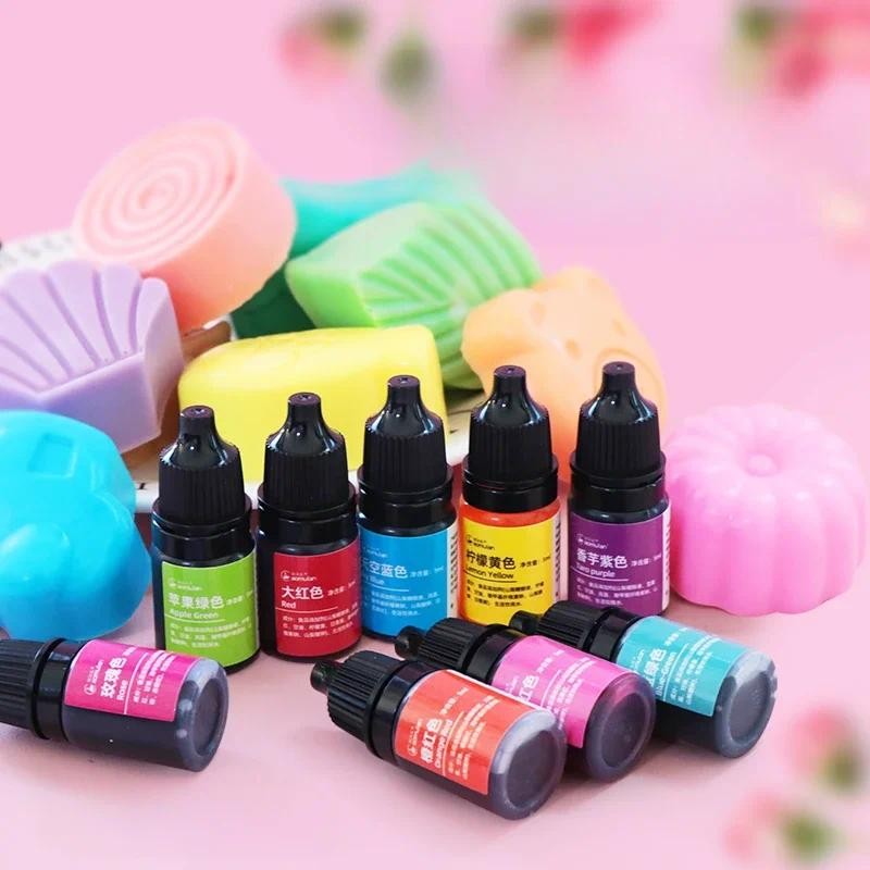 

5ml Handmade Soap Water Soluble Color Additive Raw Material DIY Handmade Creative Modeling Soap Coloring Dye Coloring Agent